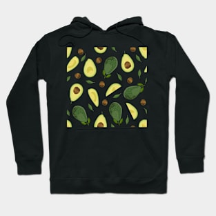 Avocado Pattern Hoodie